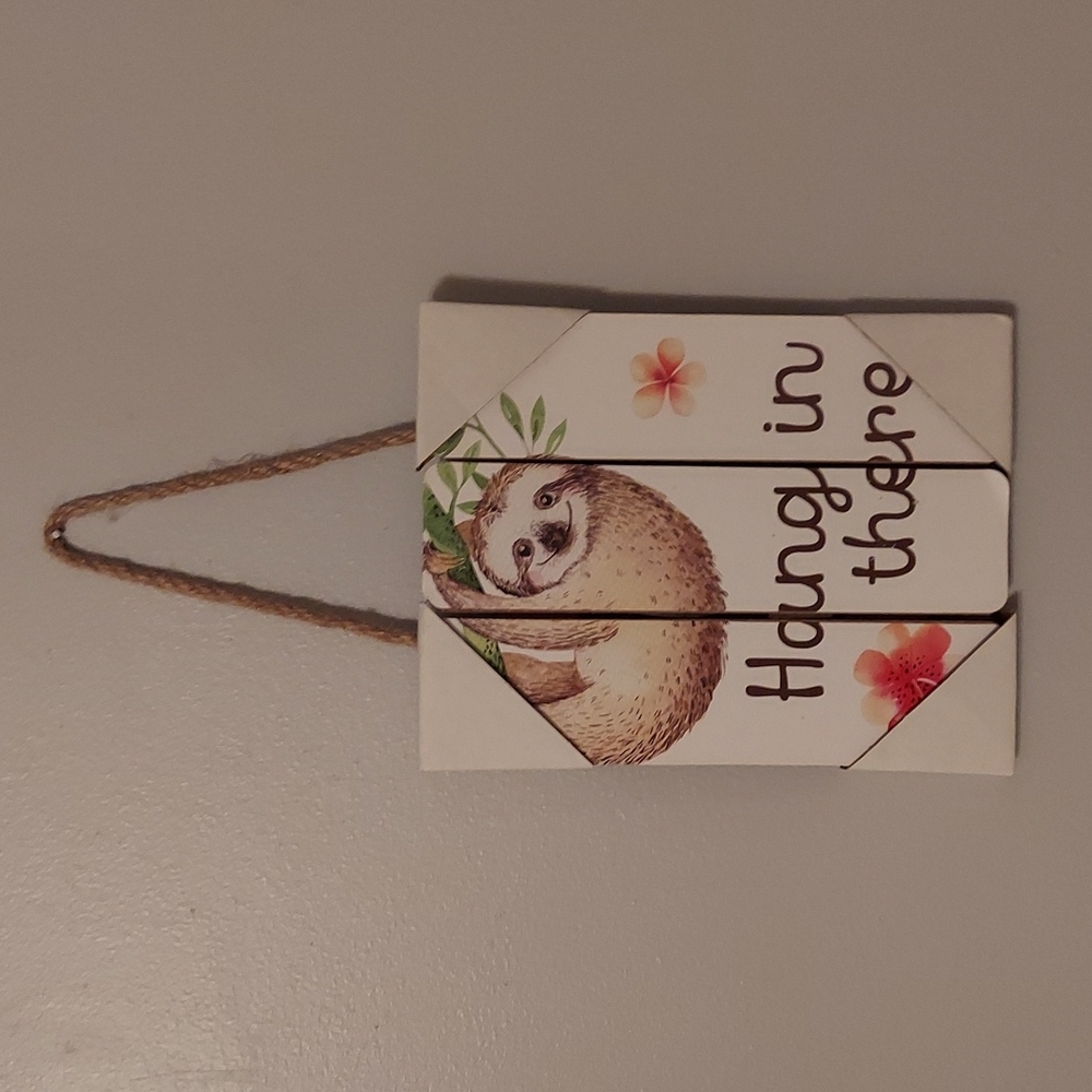 Sloth Wood Wall Art